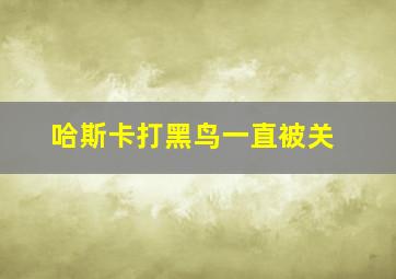 哈斯卡打黑鸟一直被关