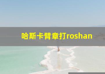 哈斯卡臂章打roshan