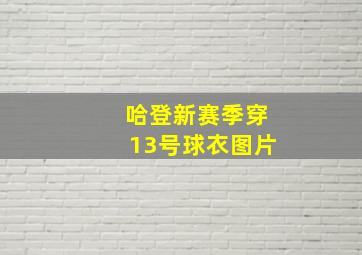 哈登新赛季穿13号球衣图片