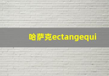 哈萨克ectangequi