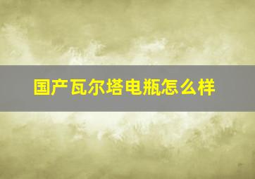 国产瓦尔塔电瓶怎么样