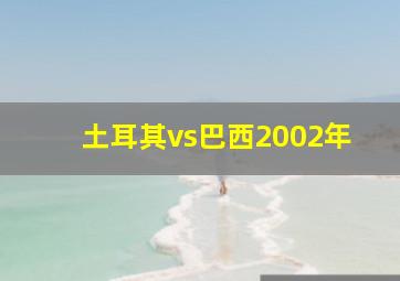 土耳其vs巴西2002年