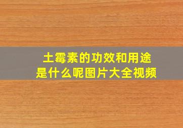 土霉素的功效和用途是什么呢图片大全视频