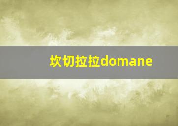 坎切拉拉domane