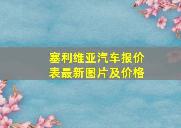 塞利维亚汽车报价表最新图片及价格