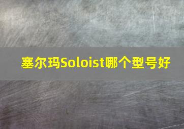 塞尔玛Soloist哪个型号好