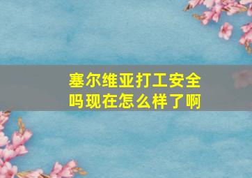 塞尔维亚打工安全吗现在怎么样了啊