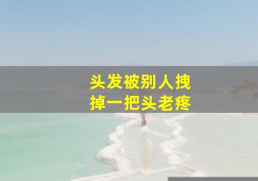 头发被别人拽掉一把头老疼