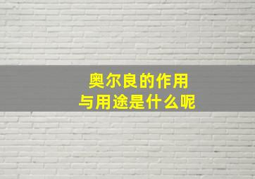 奥尔良的作用与用途是什么呢