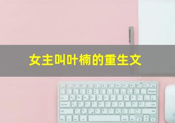 女主叫叶楠的重生文