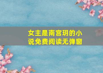 女主是南宫玥的小说免费阅读无弹窗