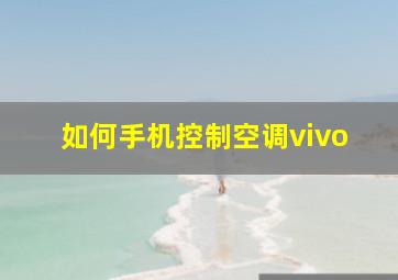 如何手机控制空调vivo