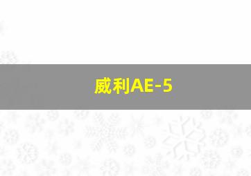 威利AE-5