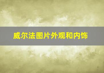 威尔法图片外观和内饰