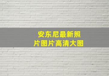 安东尼最新照片图片高清大图