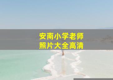 安南小学老师照片大全高清