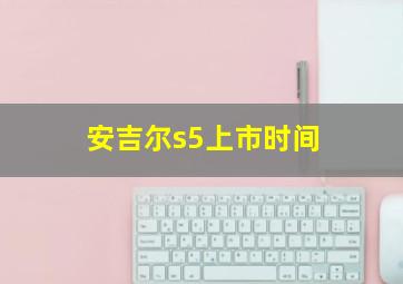 安吉尔s5上市时间