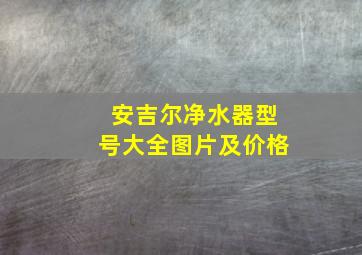 安吉尔净水器型号大全图片及价格