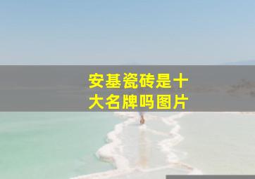 安基瓷砖是十大名牌吗图片