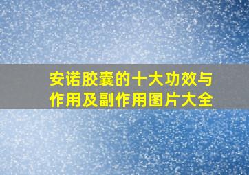 安诺胶囊的十大功效与作用及副作用图片大全