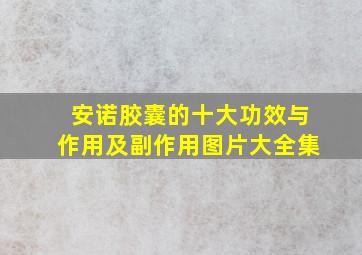 安诺胶囊的十大功效与作用及副作用图片大全集