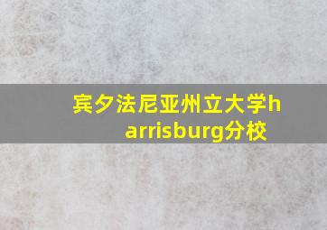 宾夕法尼亚州立大学harrisburg分校