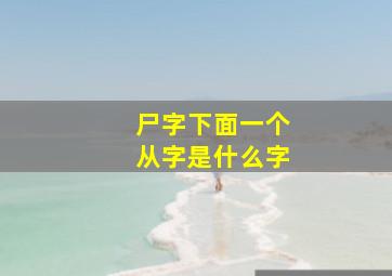 尸字下面一个从字是什么字