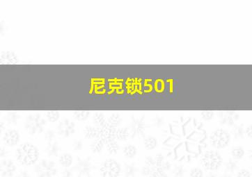 尼克锁501