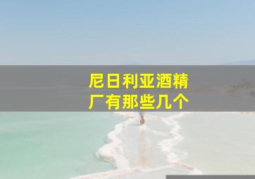 尼日利亚酒精厂有那些几个