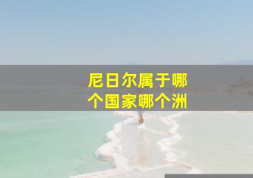 尼日尔属于哪个国家哪个洲