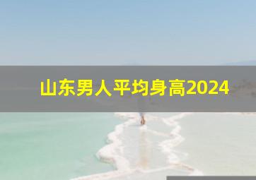 山东男人平均身高2024