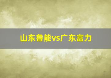 山东鲁能vs广东富力