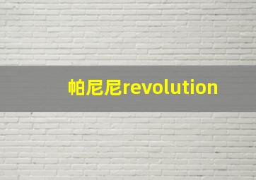 帕尼尼revolution