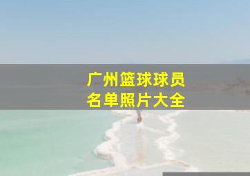 广州篮球球员名单照片大全