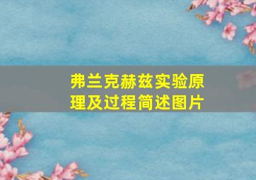 弗兰克赫兹实验原理及过程简述图片