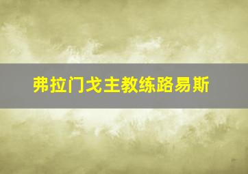 弗拉门戈主教练路易斯