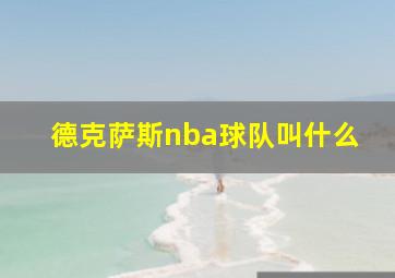 德克萨斯nba球队叫什么