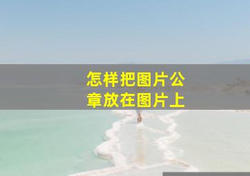 怎样把图片公章放在图片上