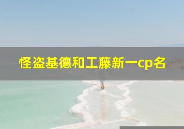 怪盗基德和工藤新一cp名