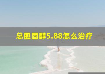 总胆固醇5.88怎么治疗