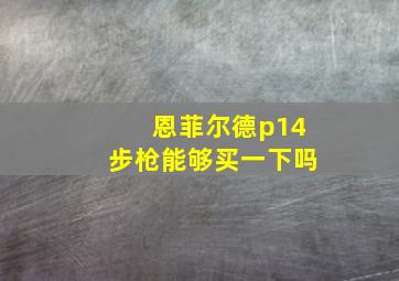 恩菲尔德p14步枪能够买一下吗