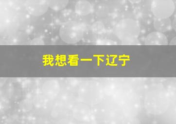 我想看一下辽宁