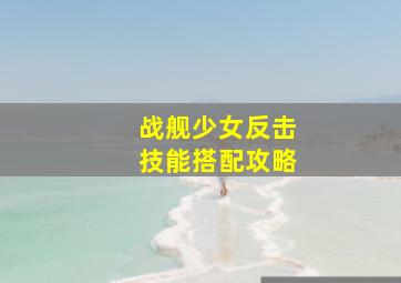 战舰少女反击技能搭配攻略