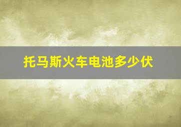 托马斯火车电池多少伏