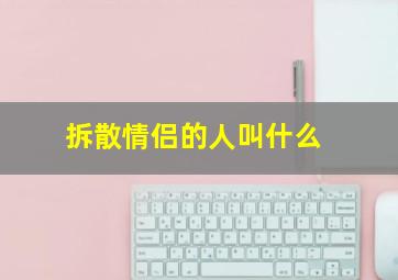 拆散情侣的人叫什么