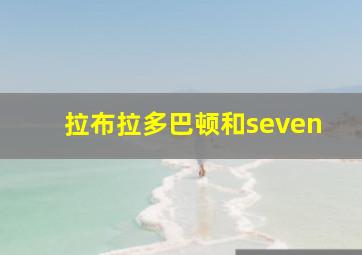 拉布拉多巴顿和seven