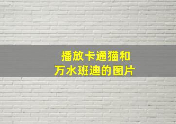 播放卡通猫和万水班迪的图片