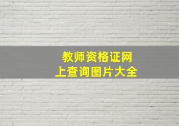 教师资格证网上查询图片大全