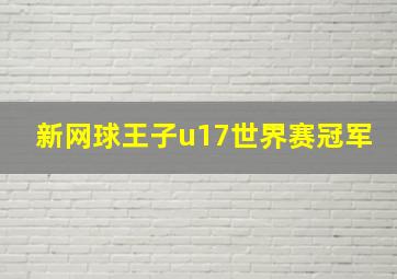 新网球王子u17世界赛冠军