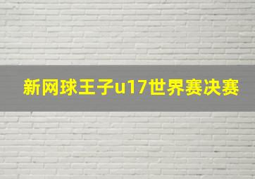 新网球王子u17世界赛决赛